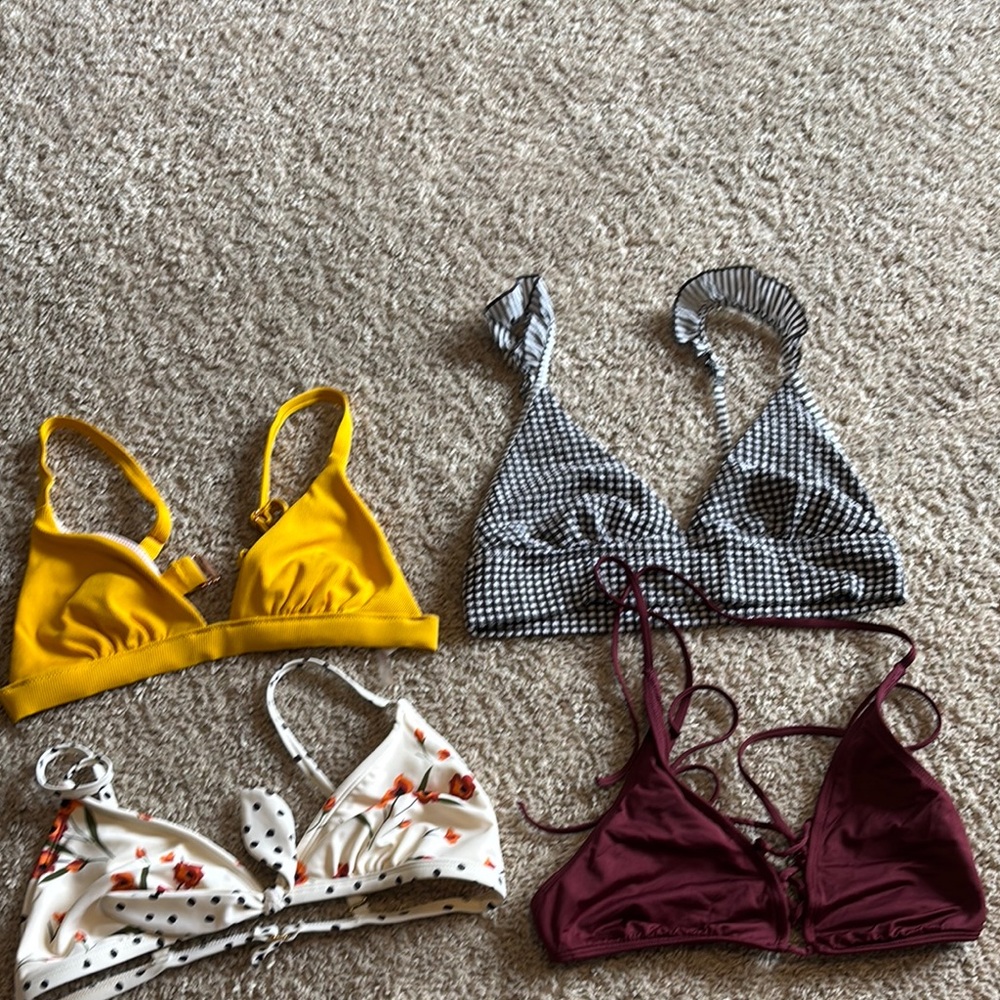 Set of Four Stylish Bikinis
